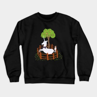 Unicorn in a predicament Crewneck Sweatshirt